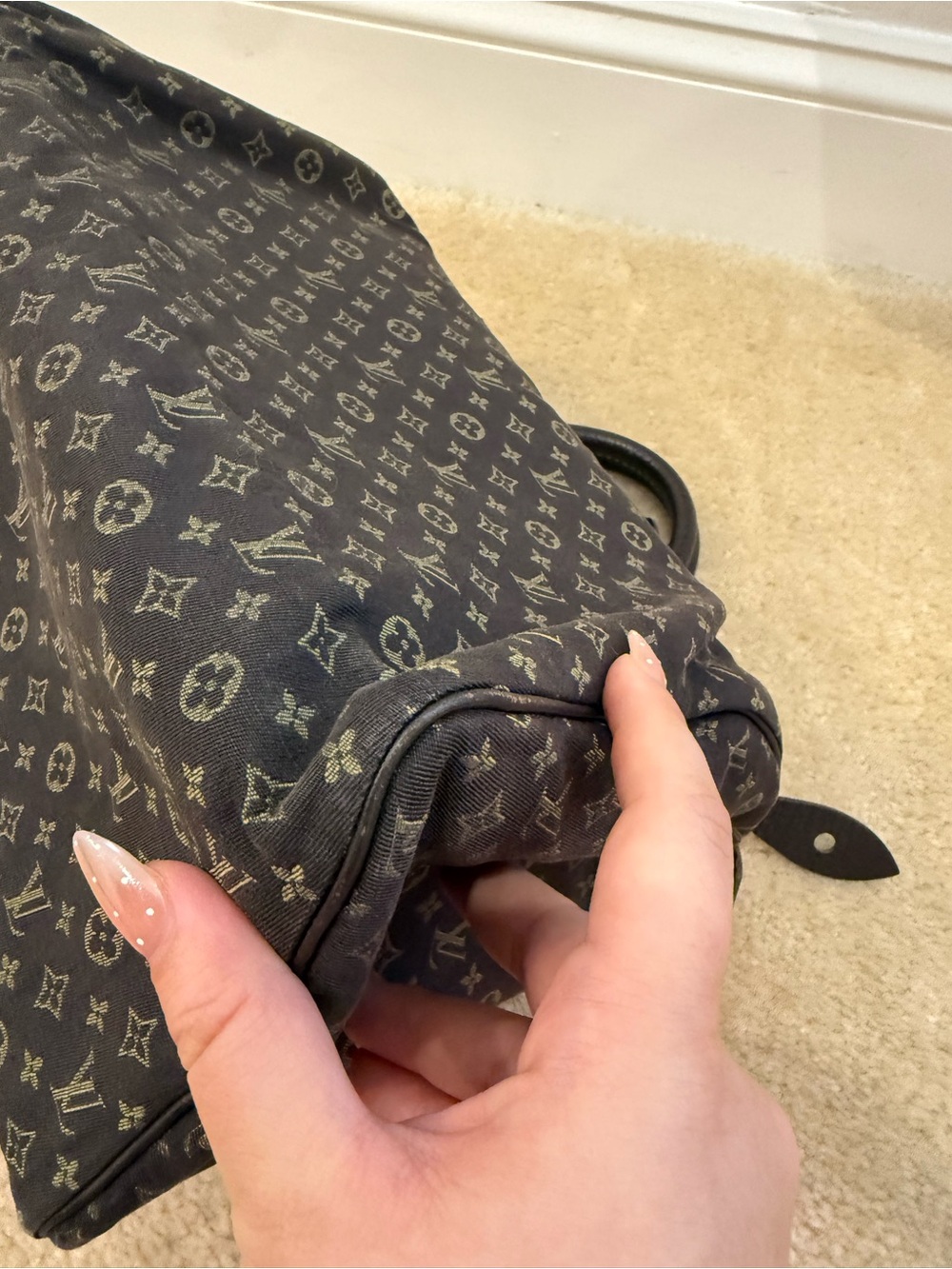 Very good condition! Louis Vuitton Speedy 30 Mini Lin - Picture 6 of 10